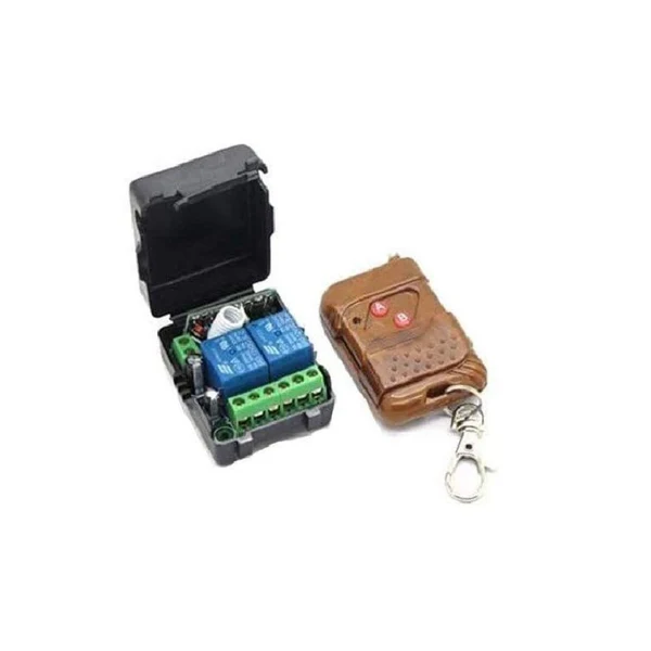 DC 12V 2CH CHANNEL WIRELESS RF REMOTE CONTROL SWITCH TRANSMITTER RECEIVER 10A RELAY